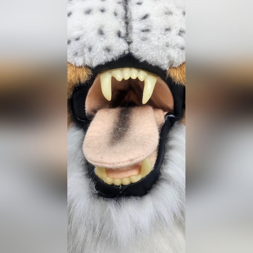 Rare Vintage 1989 Aristocrat Collection Tiger Trophy Wall Mount Stuffed Head 14" - Picture 6 of 16